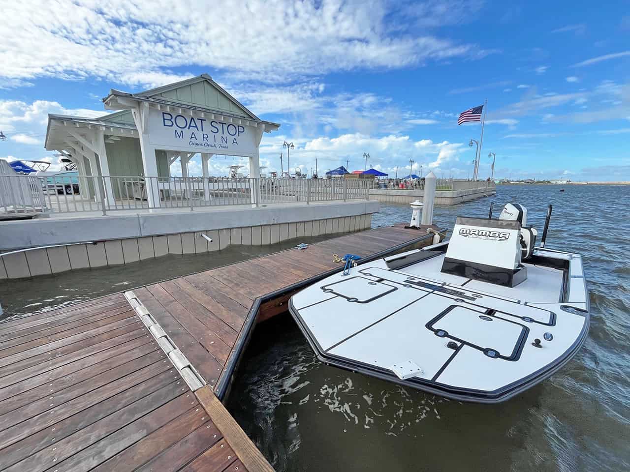 marina near intracostal waterway in corpus christi